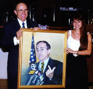 NYC Mayor Rudolf Giuliani